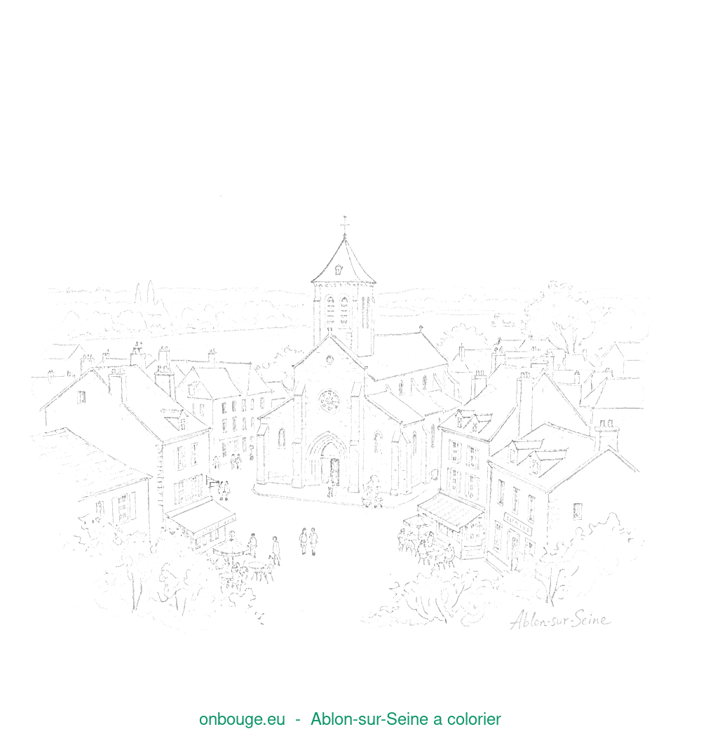 Coloriage d’Ablon-sur-Seine