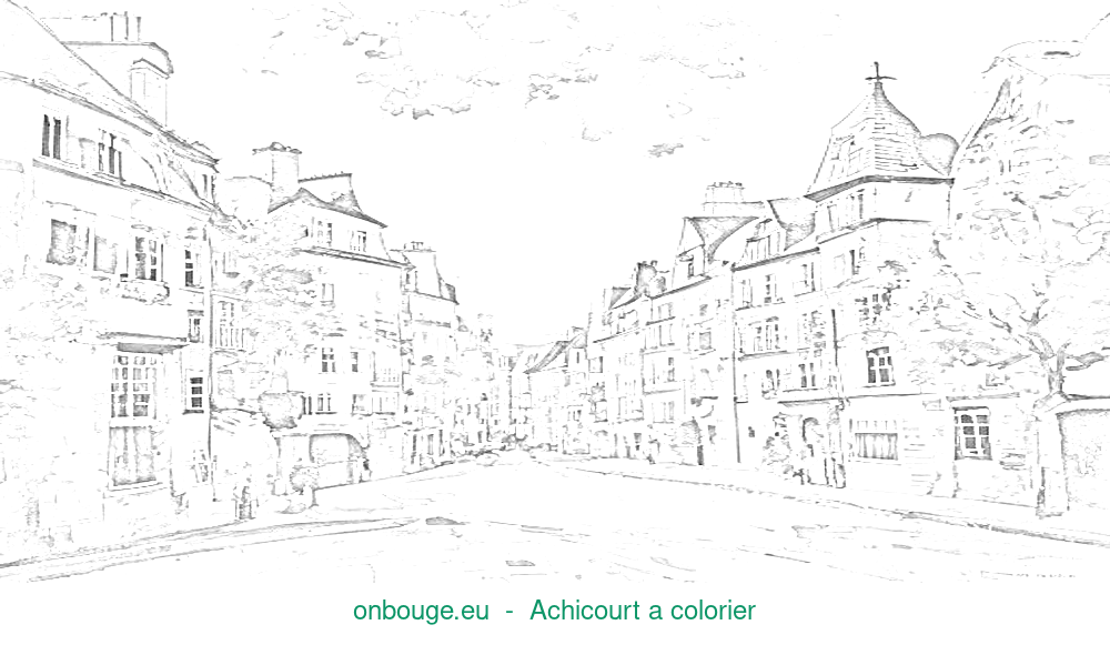 Coloriage d’Achicourt
