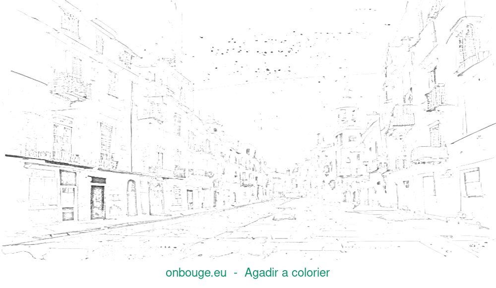 Coloriage d’Agadir