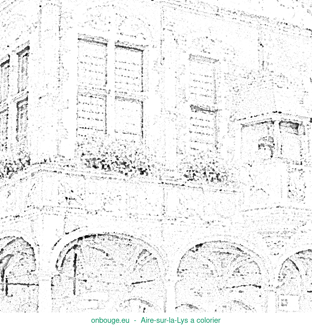Coloriage d’Aire-sur-la-Lys