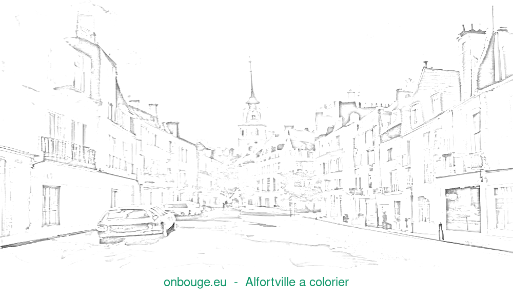 Coloriage d’Alfortville