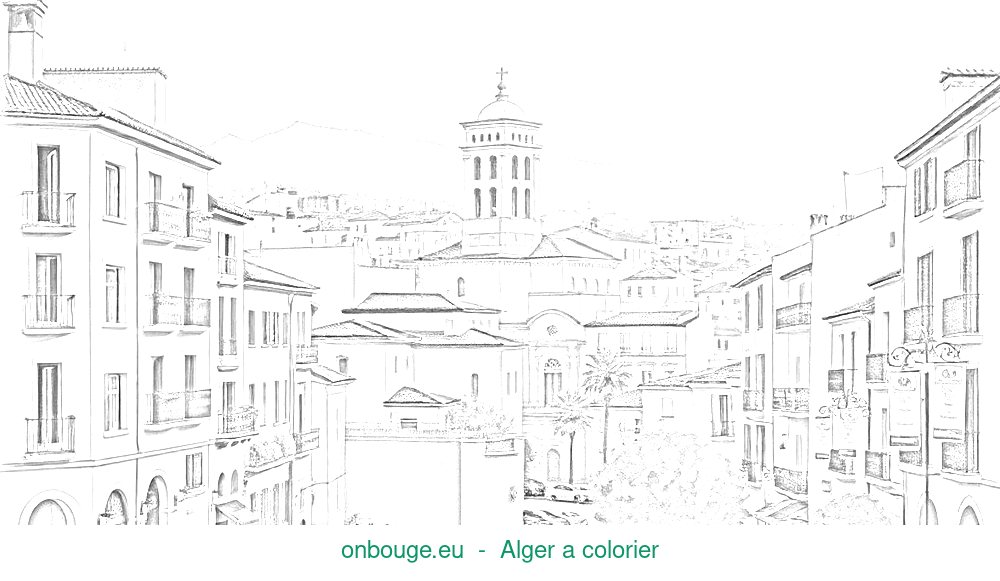 Coloriage d’Alger