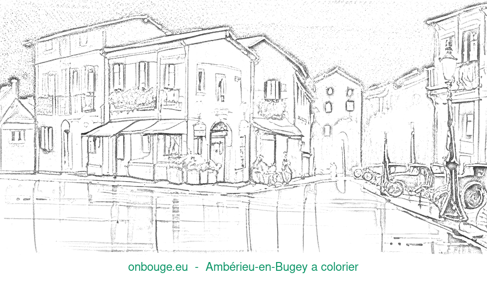 Coloriage d’Ambérieu-en-Bugey