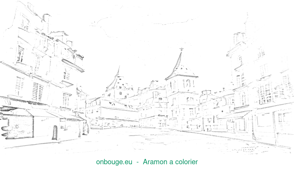 Coloriage d’Aramon
