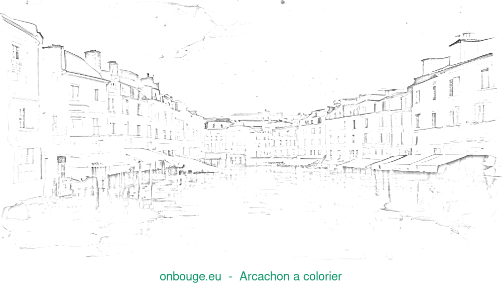 Coloriage d’Arcachon