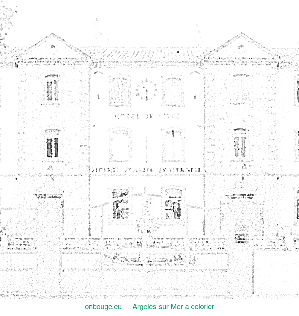 Coloriage d’Argelès-sur-Mer