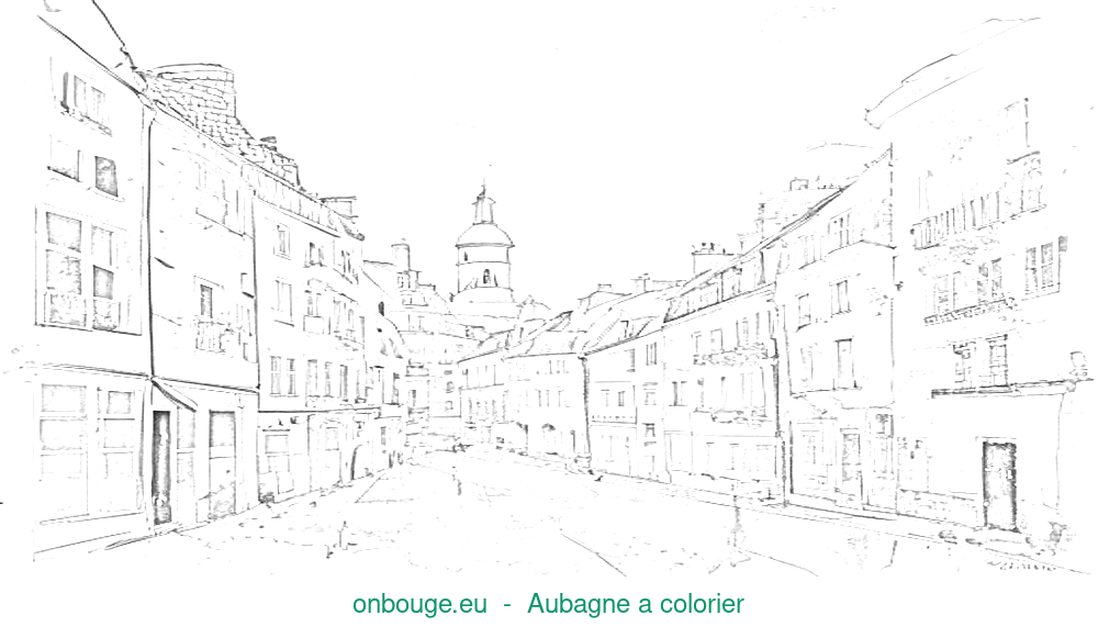 Coloriage d’Aubagne