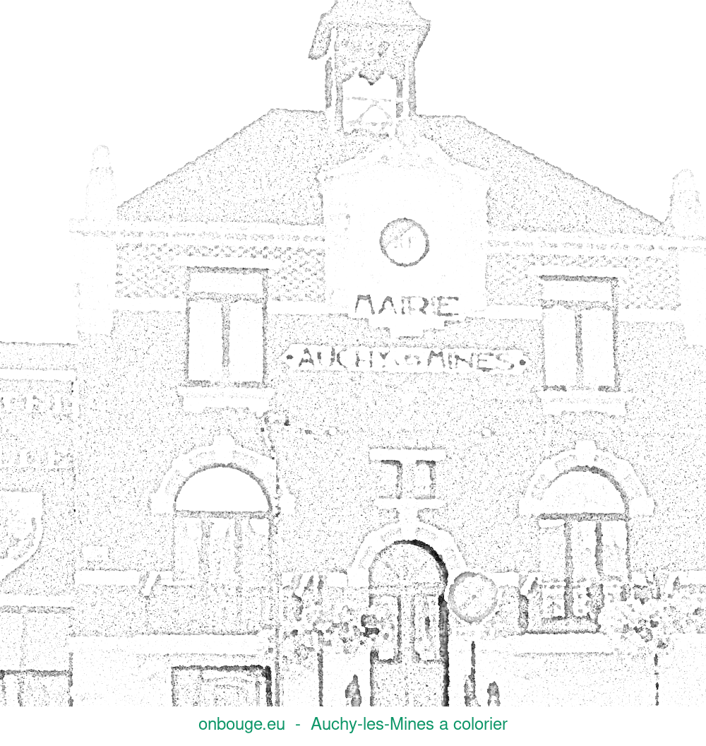 Coloriage d’Auchy-les-Mines
