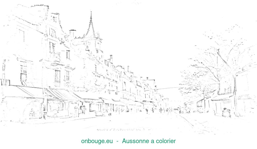 Coloriage d’Aussonne