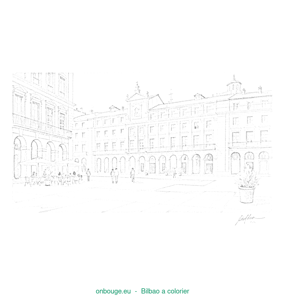 Coloriage de Bilbao