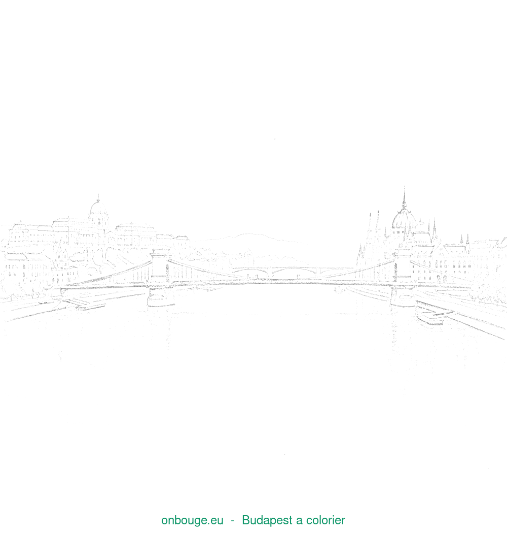 Coloriage de Budapest