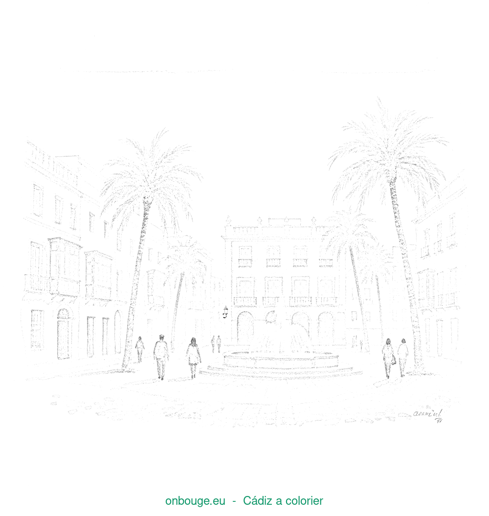 Coloriage de Cádiz