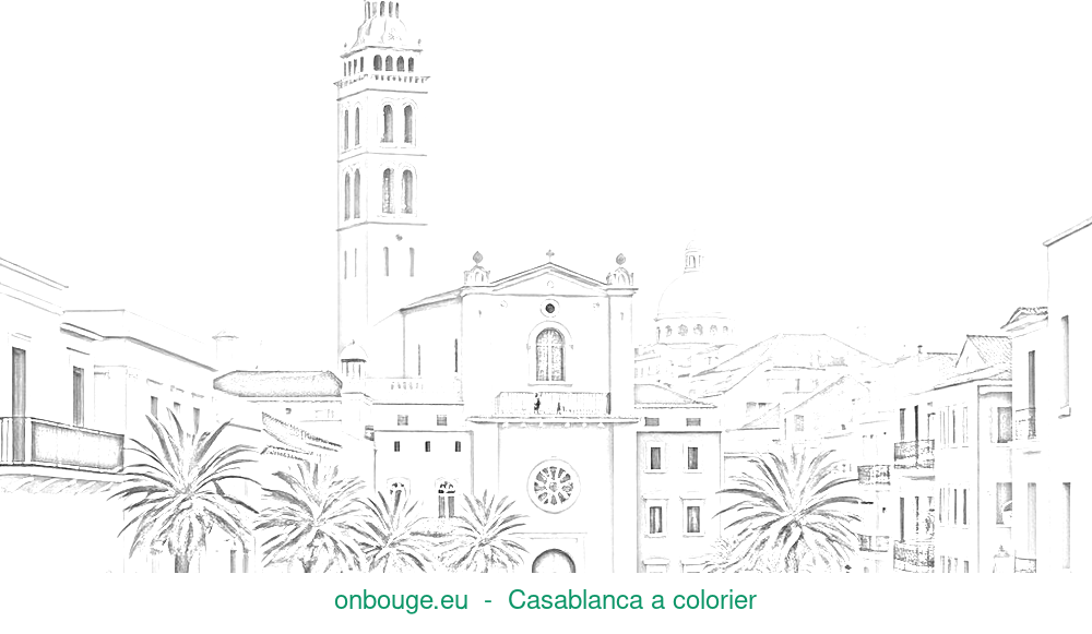 Coloriage de Casablanca