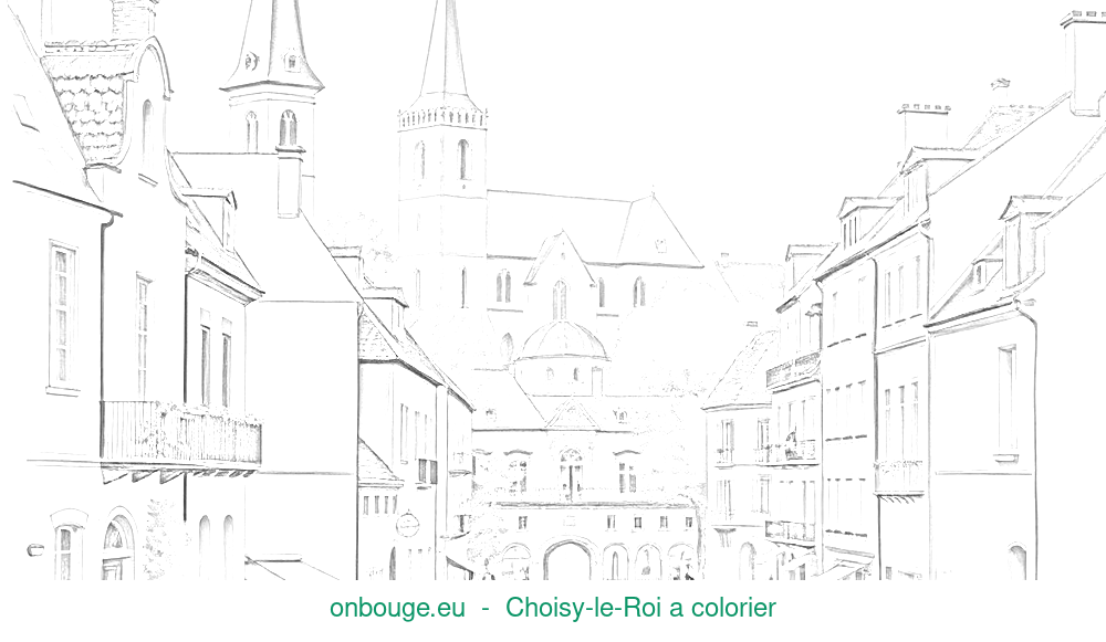 Coloriage de Choisy-le-Roi