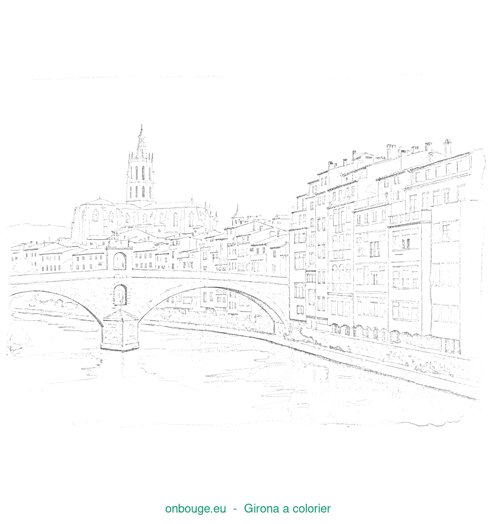 Coloriage de Girona