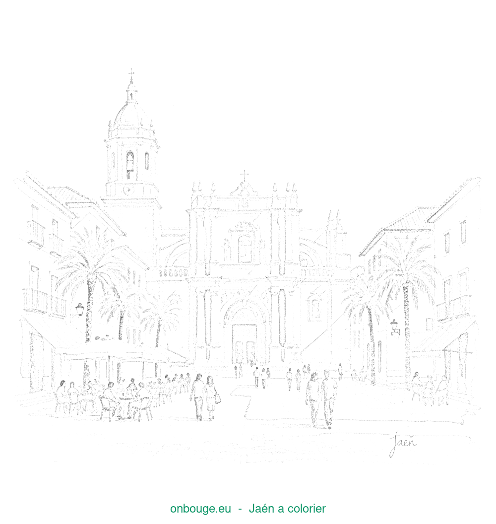 Coloriage de Jaén