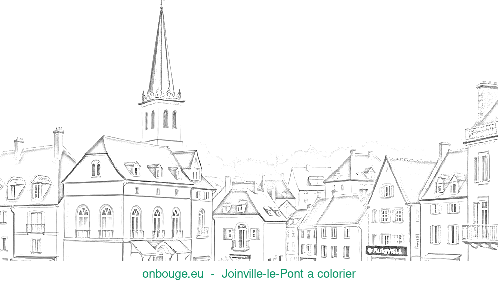 Coloriage de Joinville-le-Pont