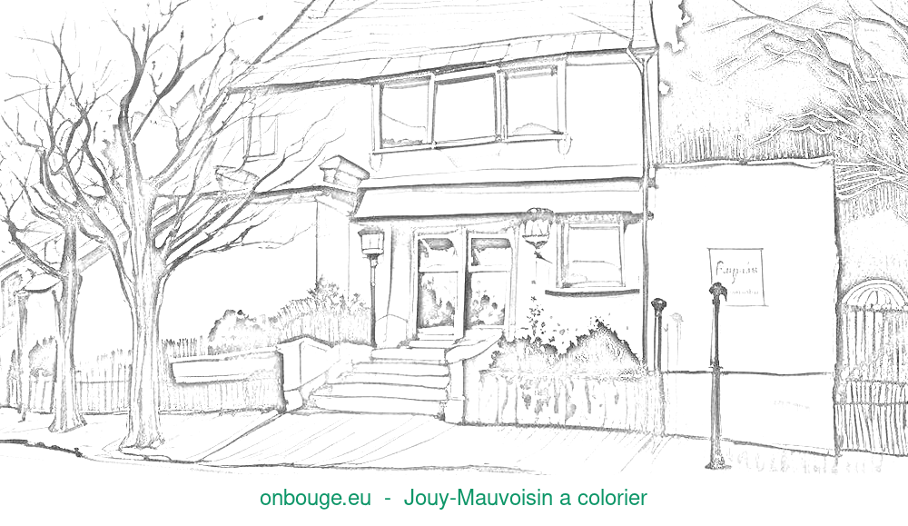 Coloriage de Jouy-Mauvoisin