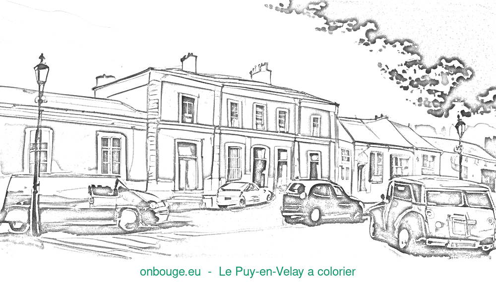 Coloriage de Le Puy-en-Velay