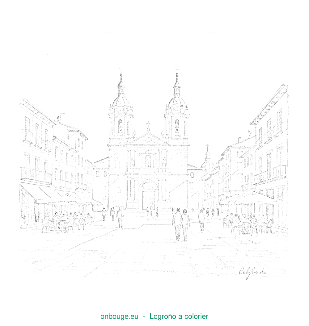 Coloriage de Logroño