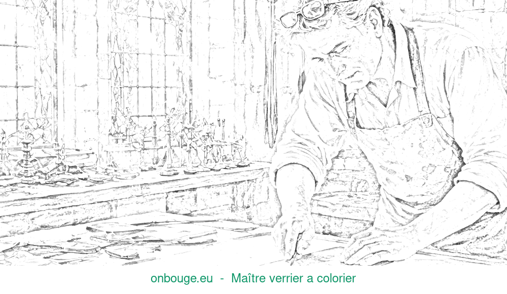 Le coloriage de Maître verrier