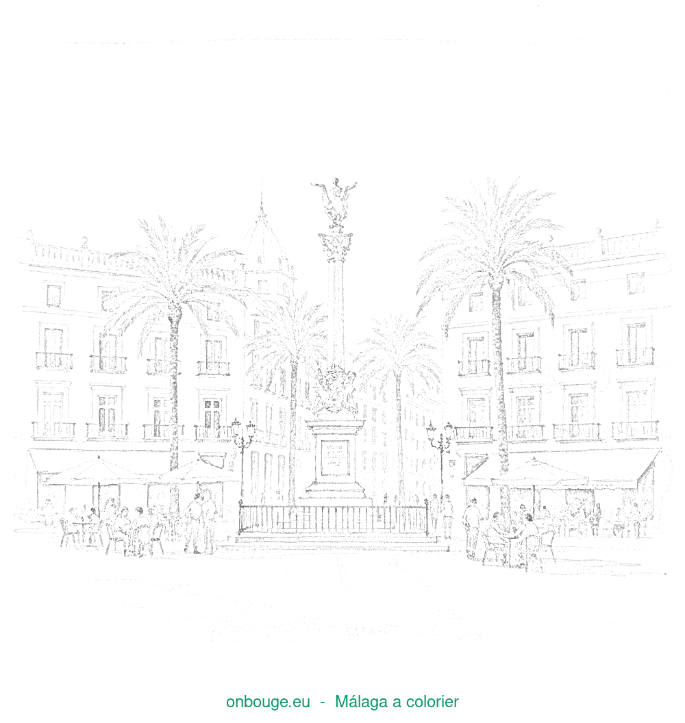 Coloriage de Málaga