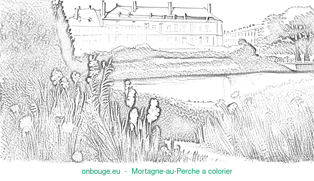 Coloriage de Mortagne-au-Perche