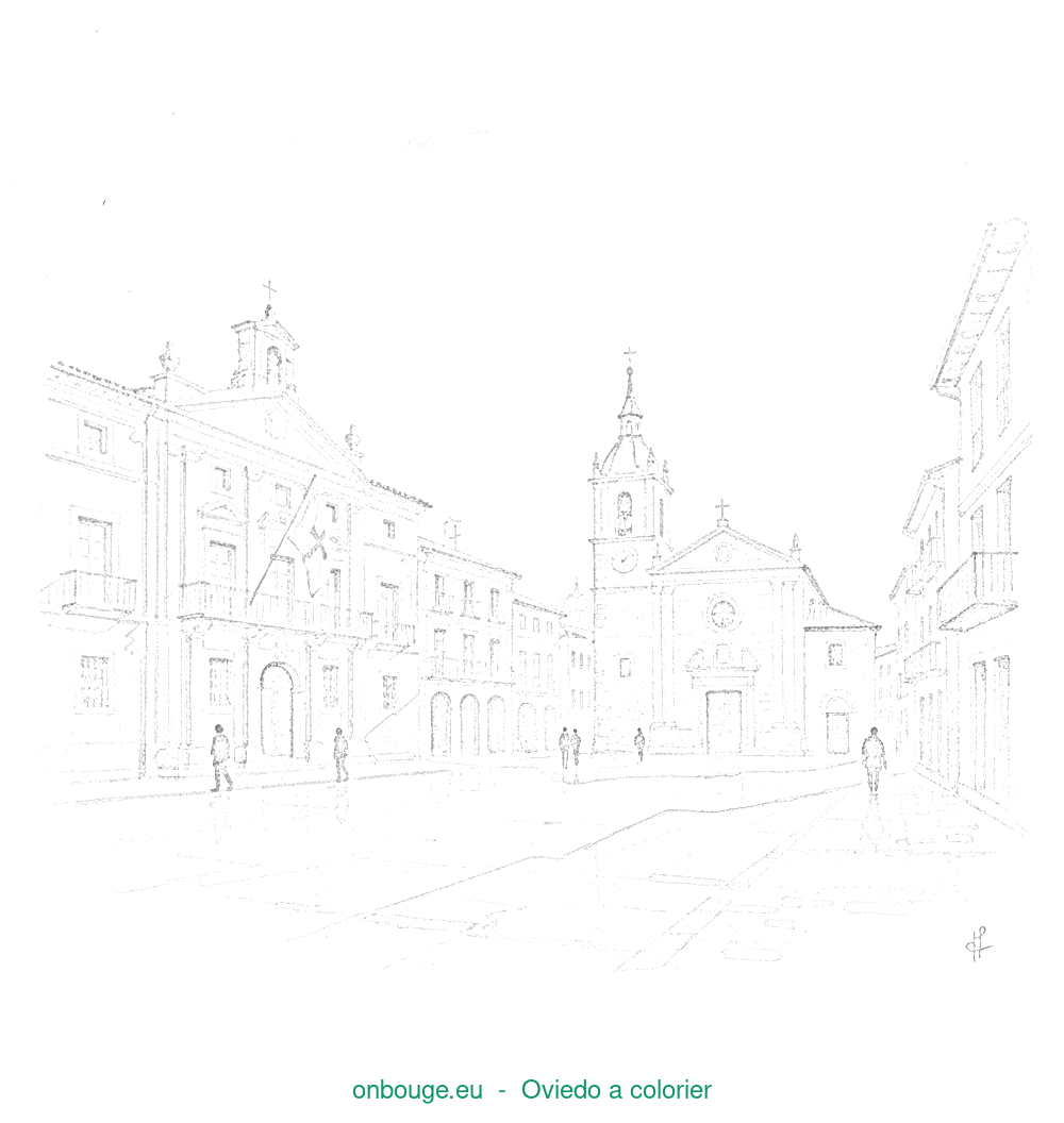 Coloriage d’Oviedo