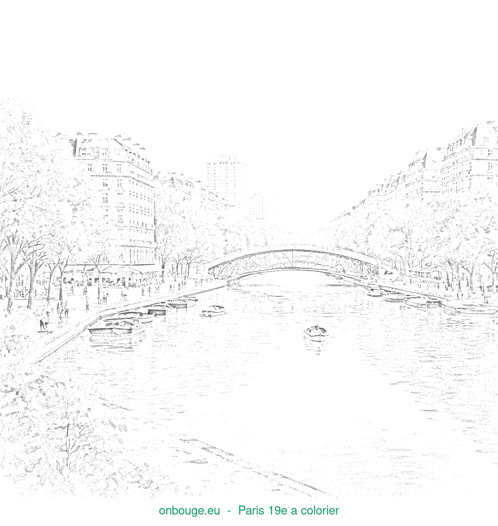 Desenho de Paris 19e