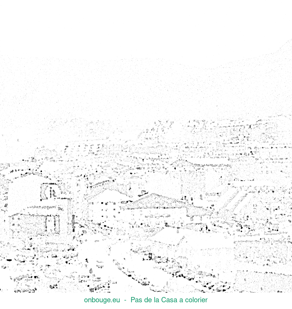 Coloriage de Pas de la Casa