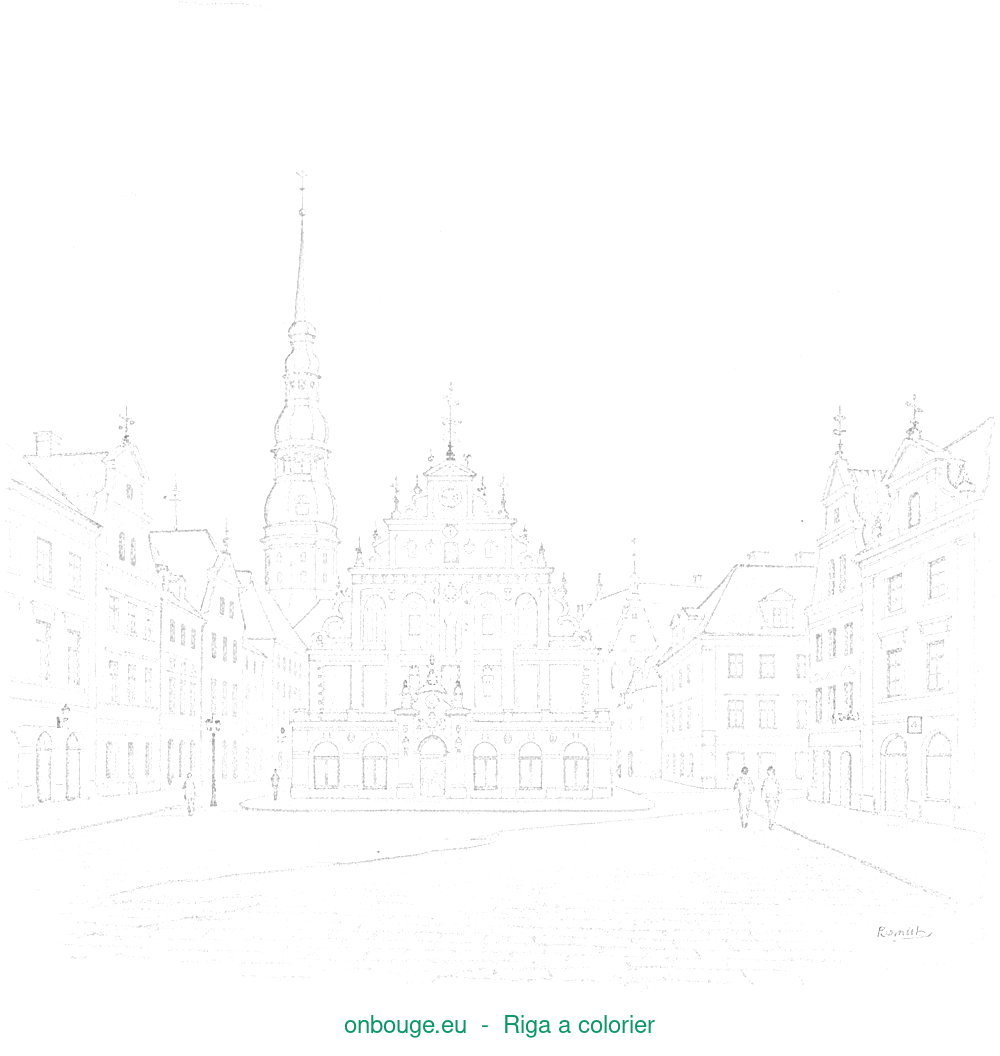 Coloriage de Riga