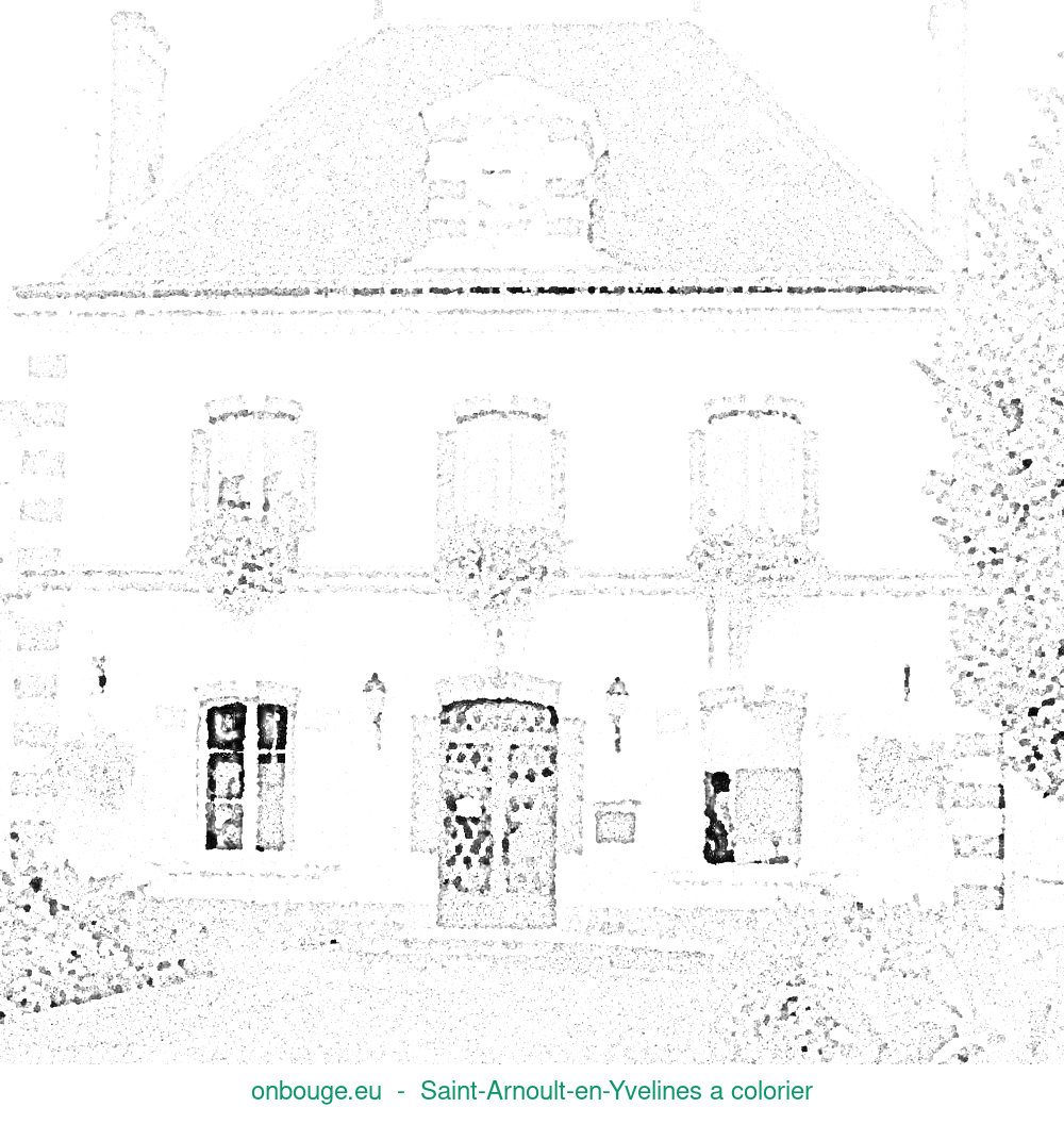 Coloriage de Saint-Arnoult-en-Yvelines