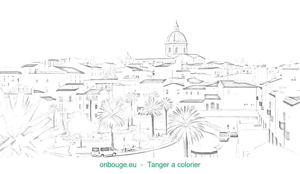 Coloriage de Tanger