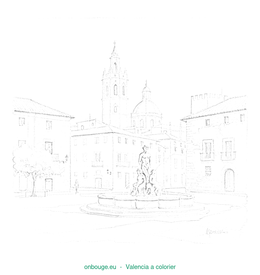 Coloriage de Valencia