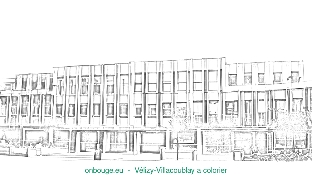Coloriage de Vélizy-Villacoublay
