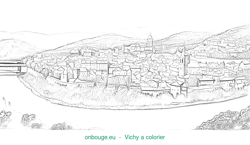 Coloriage de Vichy