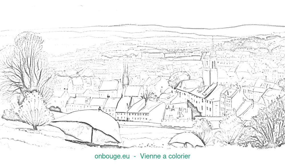 Coloriage de Vienne