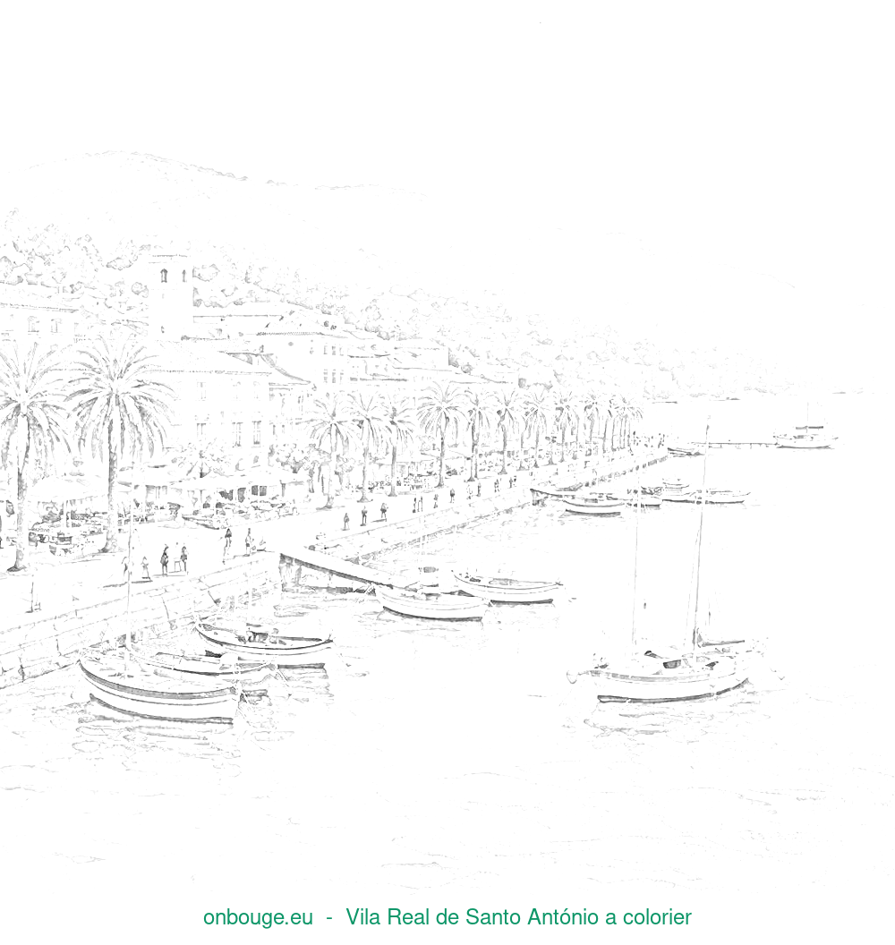 Desenho de Vila Real de Santo António