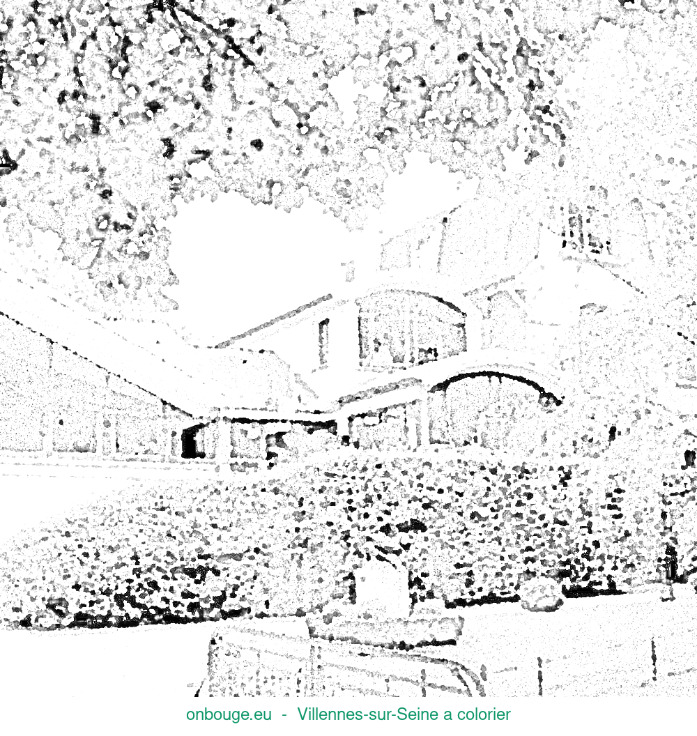 Coloriage de Villennes-sur-Seine