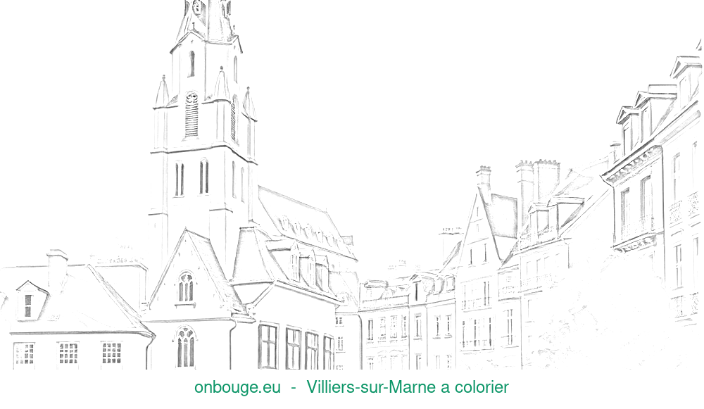 Coloriage de Villiers-sur-Marne