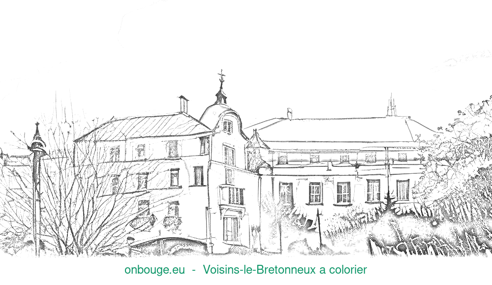 Coloriage de Voisins-le-Bretonneux