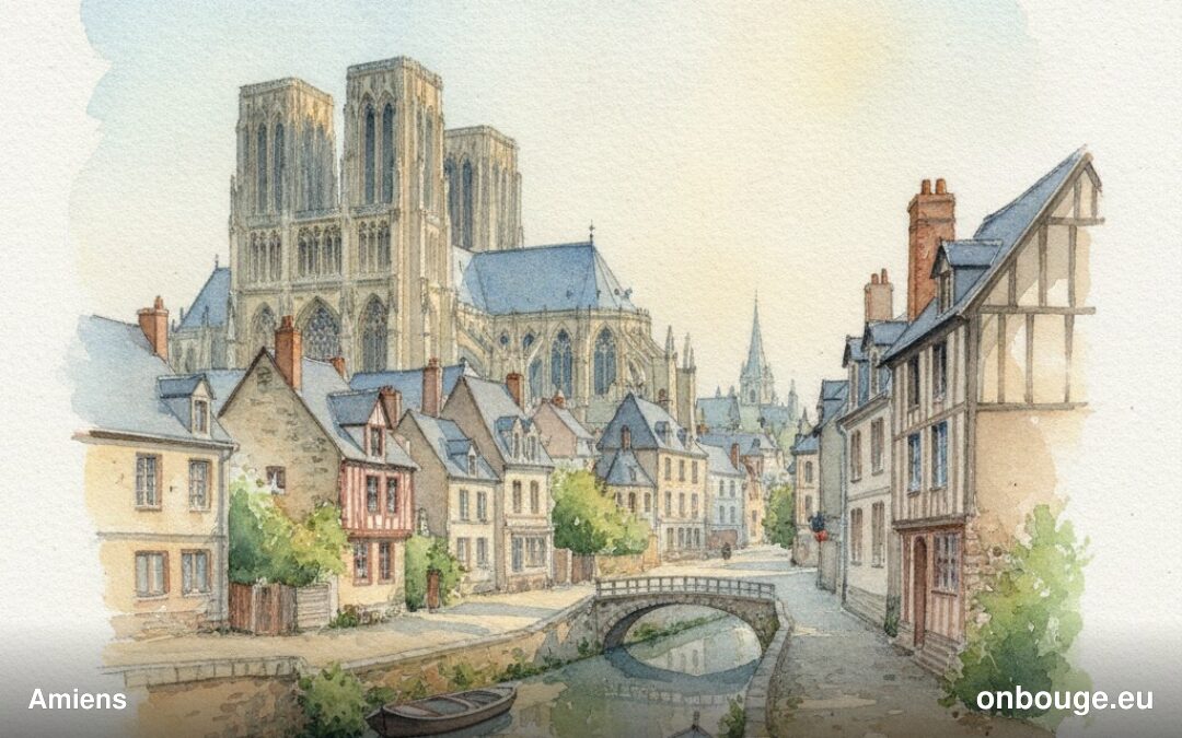 Aquarelle de Amiens