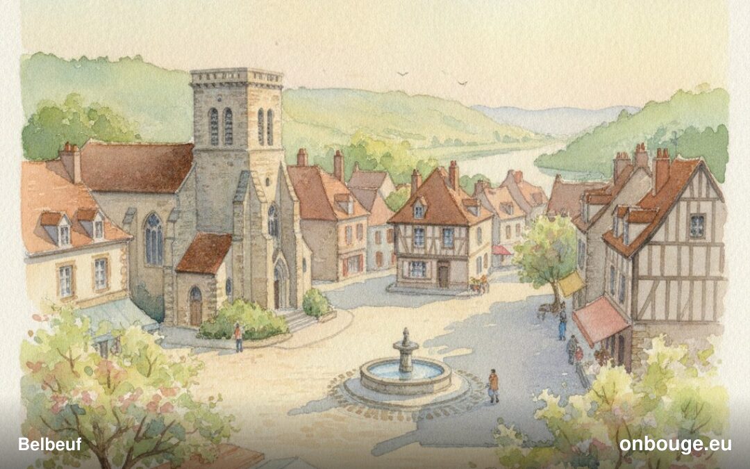 Aquarelle de Belbeuf
