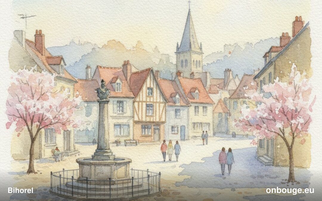 Aquarelle de Bihorel
