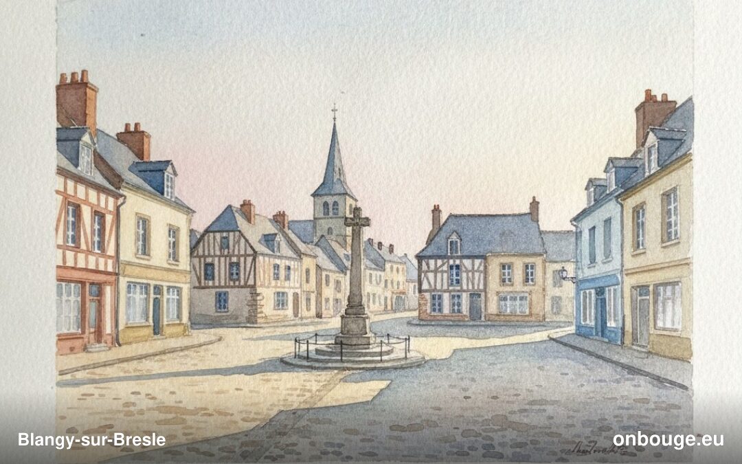 Aquarelle de Blangy-sur-Bresle