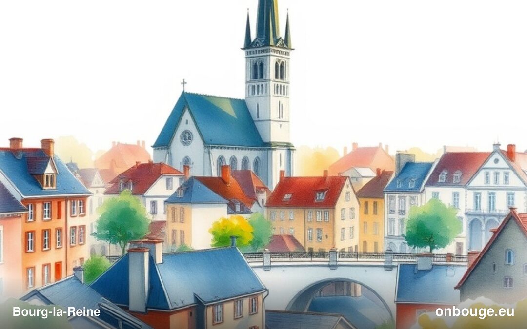 Aquarelle de Bourg-la-Reine
