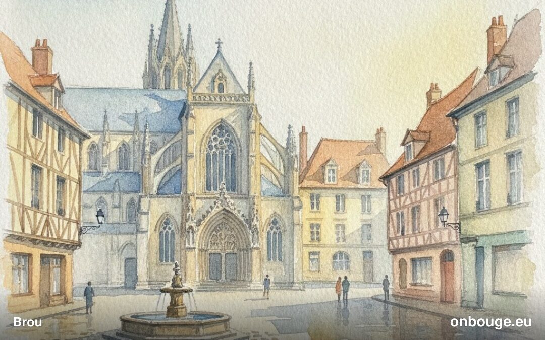 Aquarelle de Brou