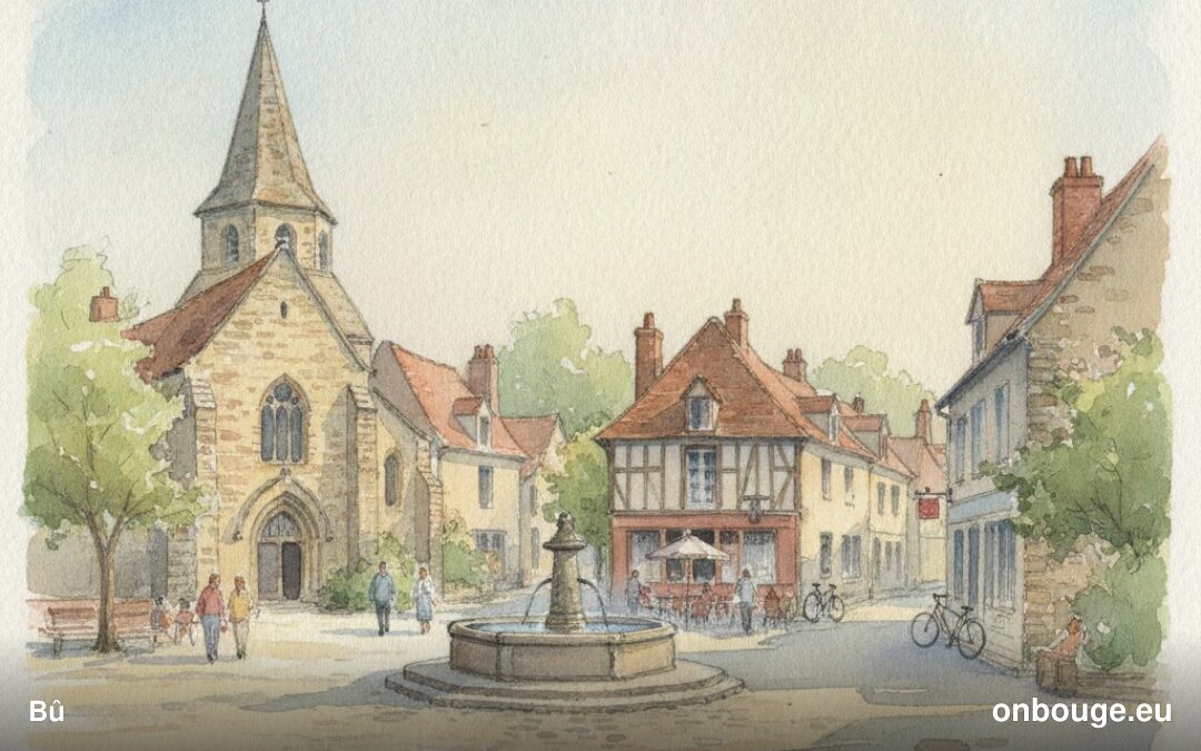 Aquarelle de Bû