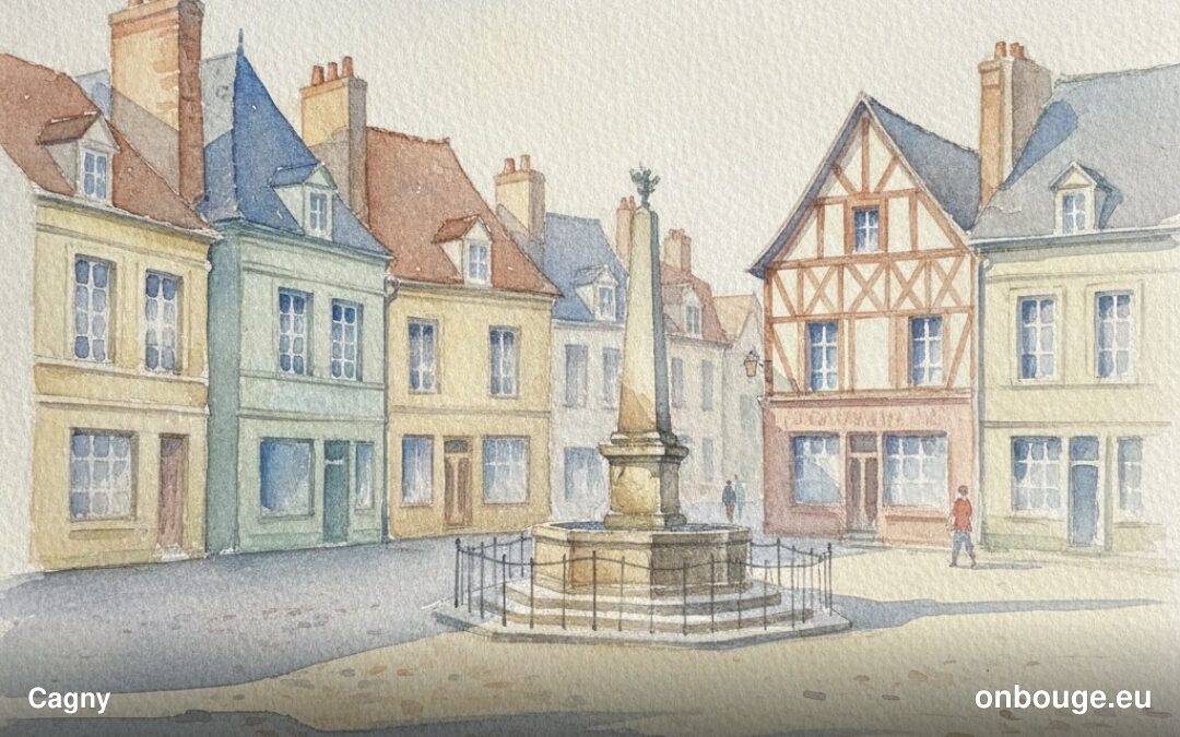 Aquarelle de Cagny