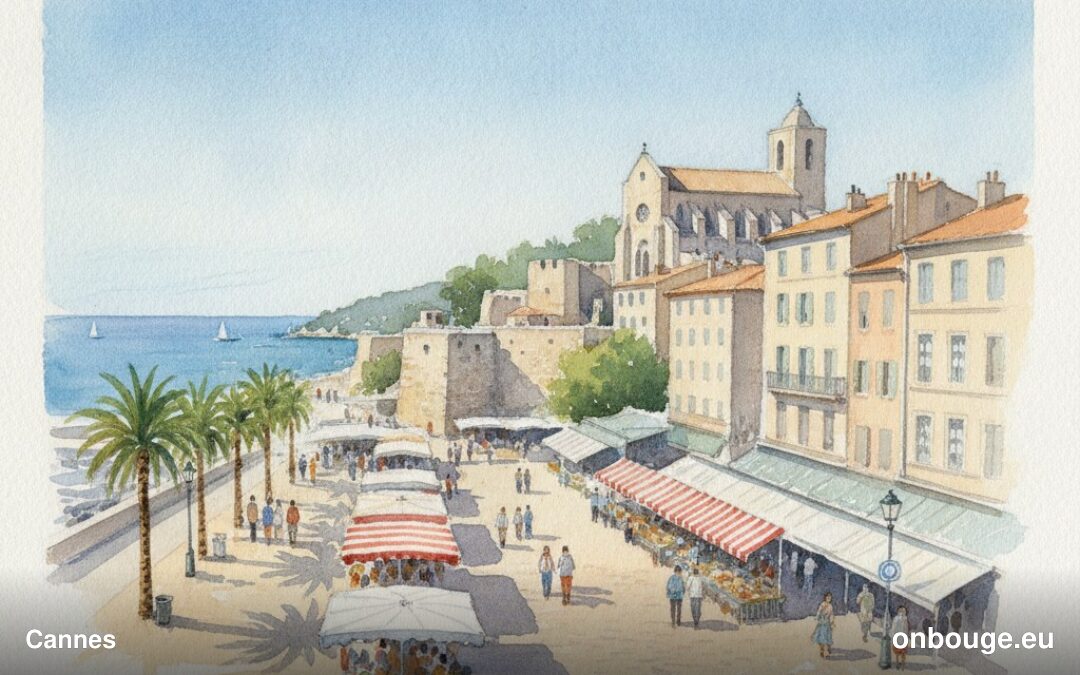 Aquarelle de Cannes